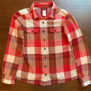 Patagonia Fjord Plaid Flannel Button Down